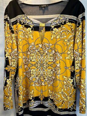 Premise Baroque Print Blouse size XL
